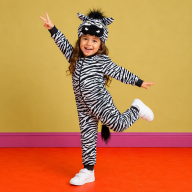 disfraz zebra - talla 6 nina